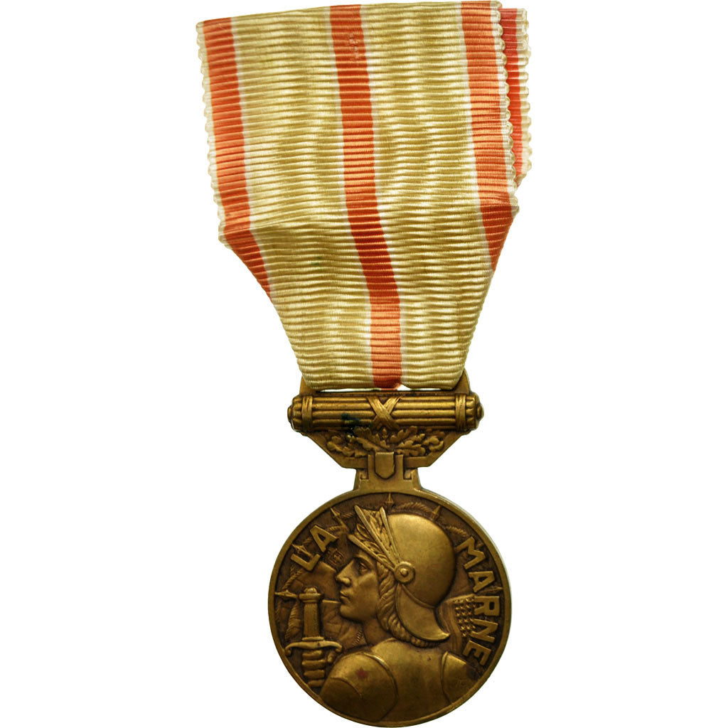 France, Soldat de la Marne, Medal, 1914-1918, Excellent Quality, Bronze, 32