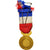 France, Académie du dévouement national, Médaille, Good Quality, Gilt Bronze