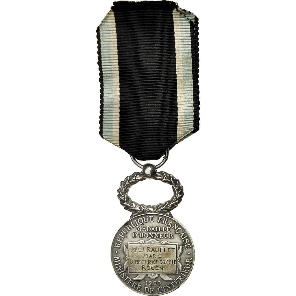France, Sociétés de Secours Mutuels, Medal, 1900, Excellent Quality, Roty