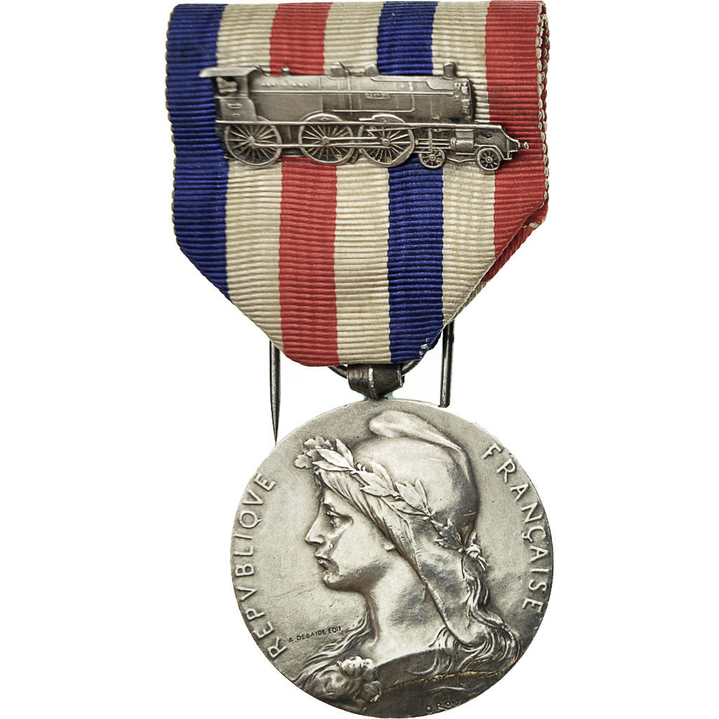 Francia, Ministère des travaux publics, chemins de fer, medalla, 1920