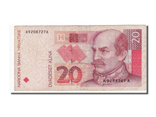 Croatia, 20 Kuna, 1993, KM #30a, VF(30-35), A 9208727 A