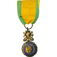 France, Troisième République, Valeur et Discipline, Medal, 1870, Very Good