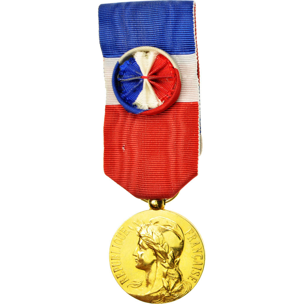 France, Médaille d'honneur du travail, Medal, Uncirculated, Gilt Bronze, 27
