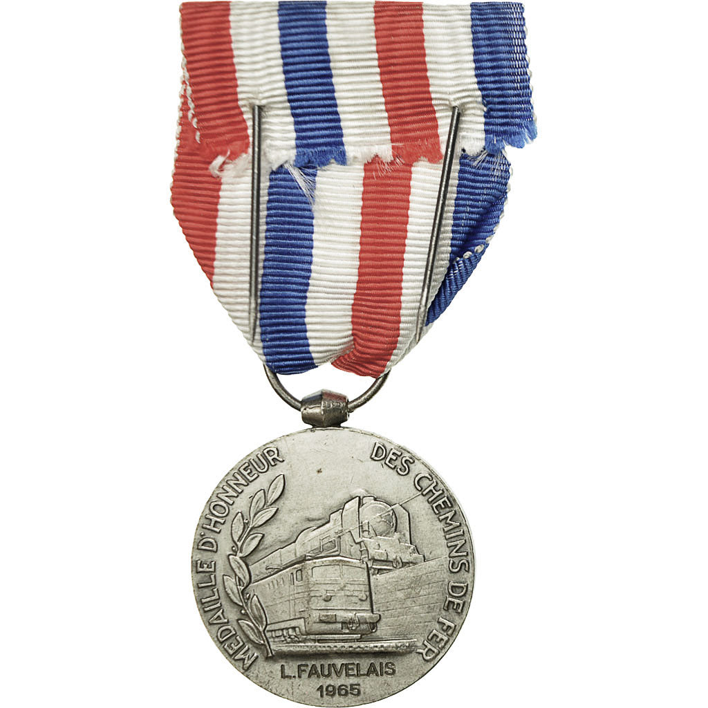 France, Médaille d'honneur des chemins de fer, Medal, 1965, Uncirculated