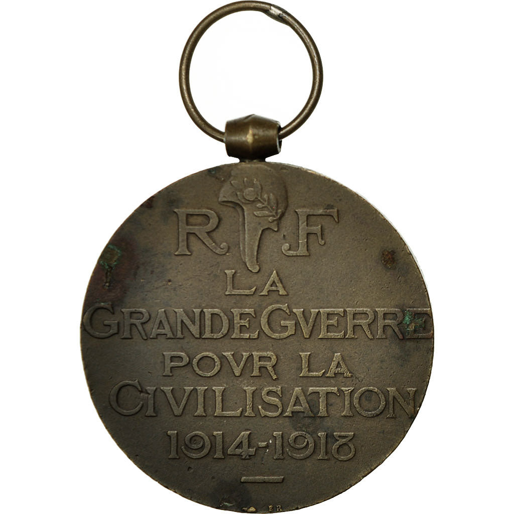 France, La Grande Guerre pour la Civilisation, Medal, 1914-1918, Very Good