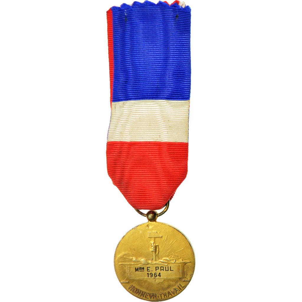 France, Médaille d'honneur du travail, Medal, 1964, Very Good Quality, Mattei