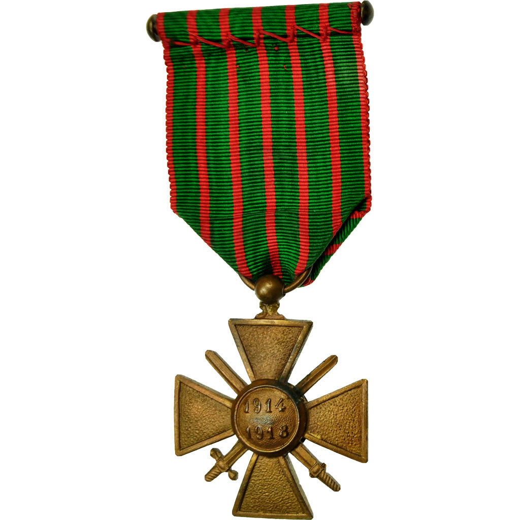 France, Croix de Guerre, Une Etoile, Medal, 1914-1918, Excellent Quality