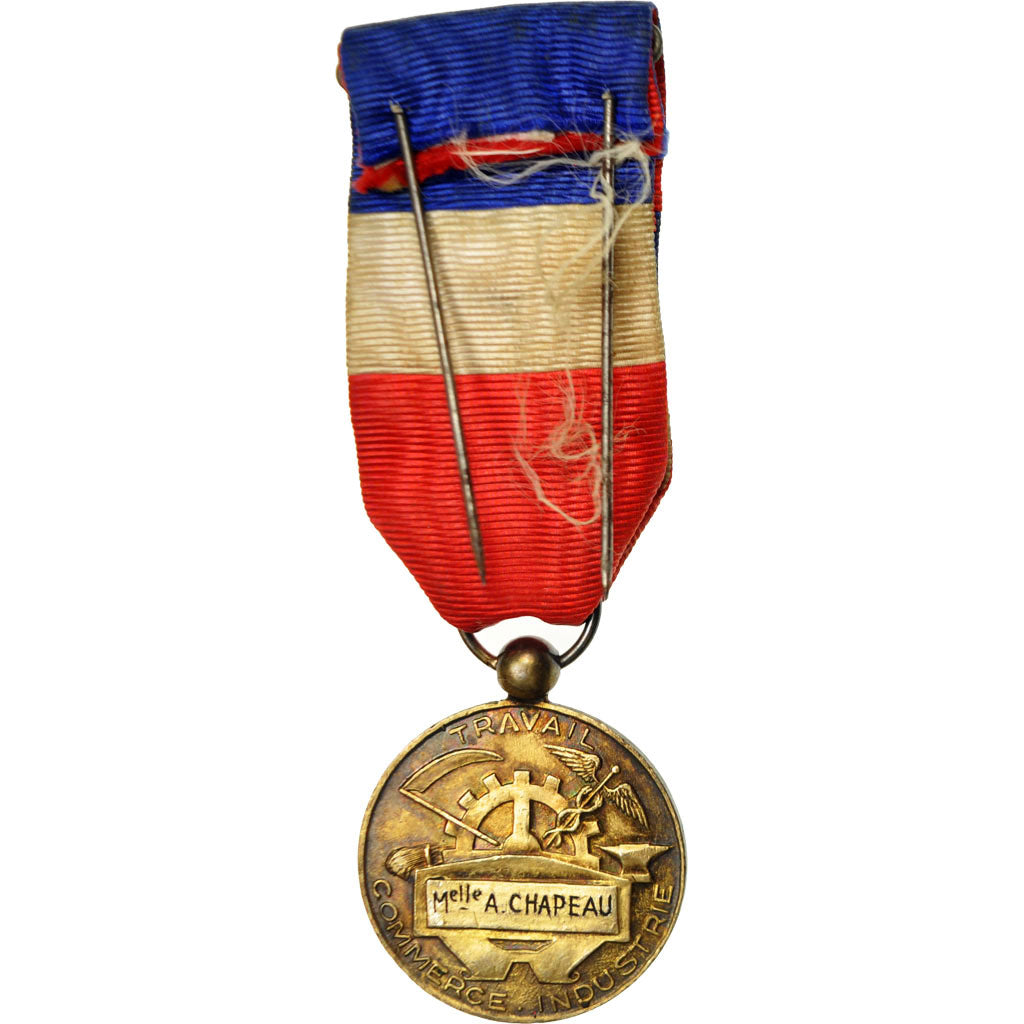 France, Commerce-Travail-Industrie, Medal, Very Good Quality, Larochette
