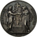 France, Medal, Religion, Mariage Chrétien, Pingret, AU(55-58), Silver