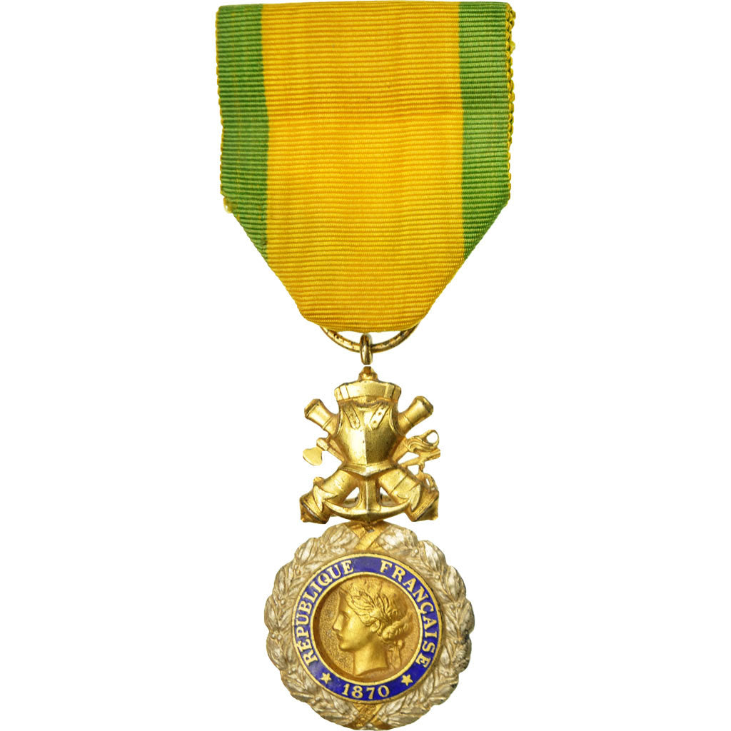 France, Troisième République, Valeur et Discipline, Medal, 1870, Excellent