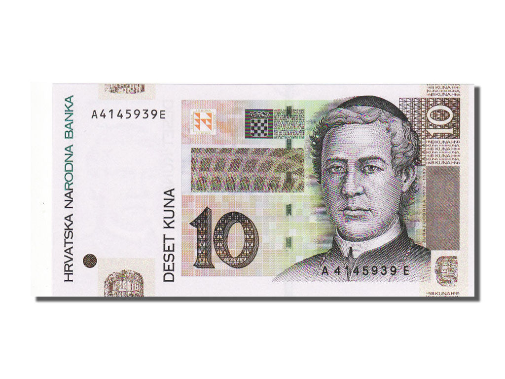 Croatia, 10 Kuna, 2001, KM #38, UNC(65-70), A 4145939 E