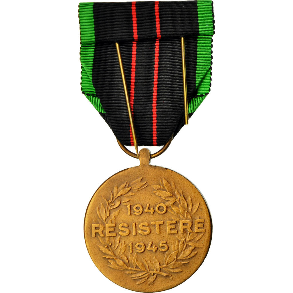 Belgique, La Résistance, Médaille, 1940-1945, Non circulé, Bronze, 36