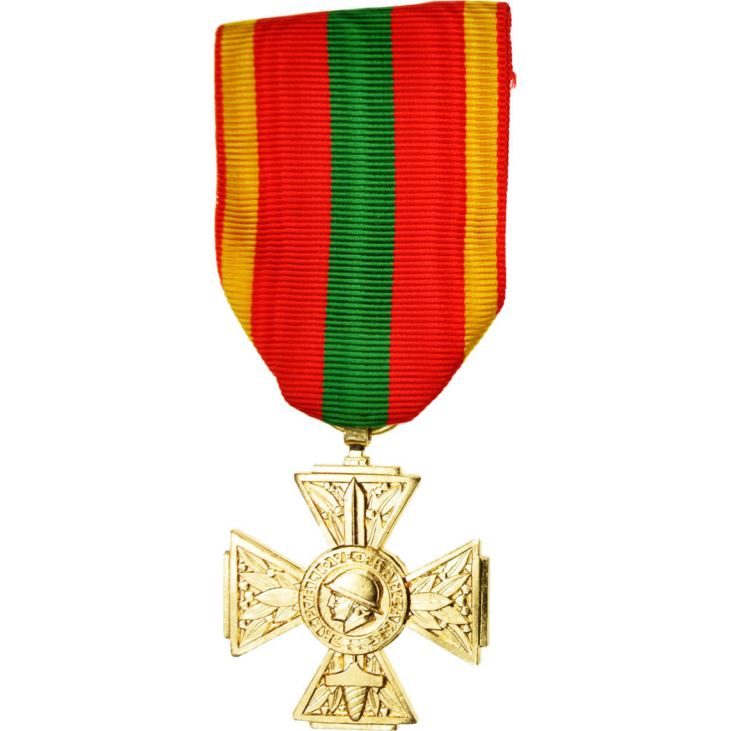 France, Croix du Combattant Volontaire, Medal, 1939-1945, Uncirculated, Bronze