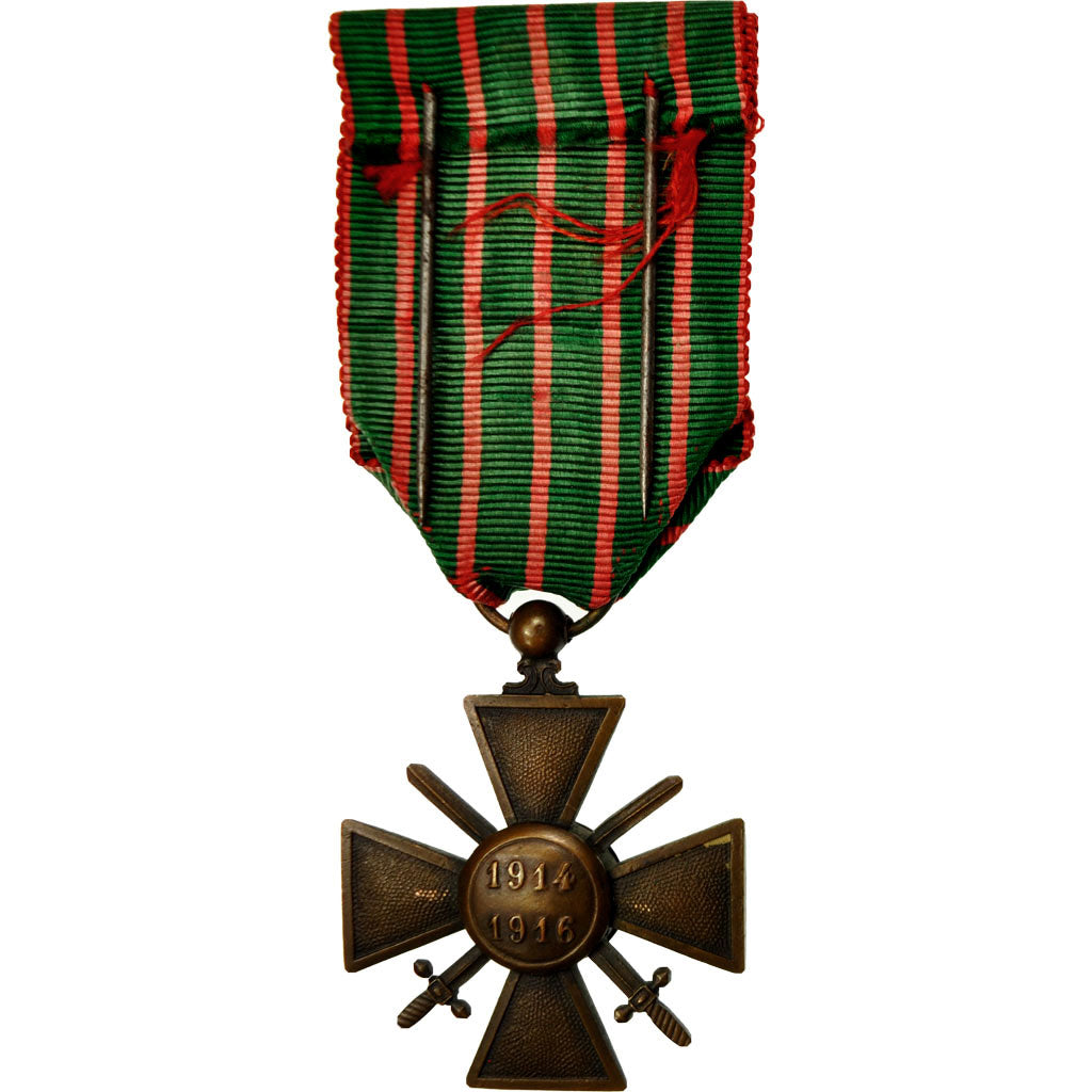 France, Croix de Guerre, 7 Citations, Medal, 1914-1916, Excellent Quality