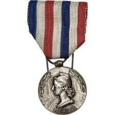 France, Médaille d'honneur des chemins de fer, Medal, 1960, Excellent Quality
