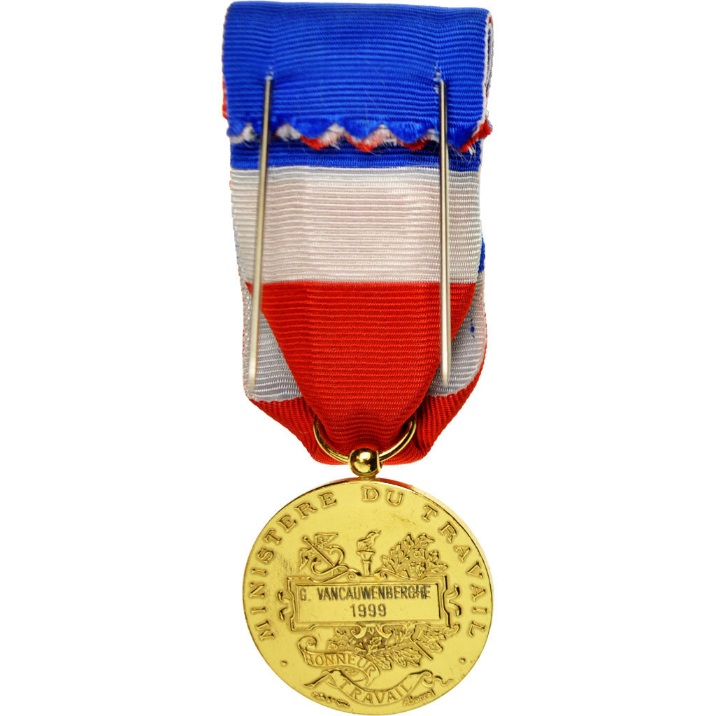 France, Médaille d'honneur du travail, Médaille, 1999, Non circulé, Borrel