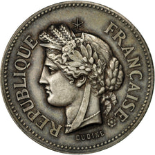 France, Medal, Cérès, République Française, Oudiné, AU(55-58), Silver