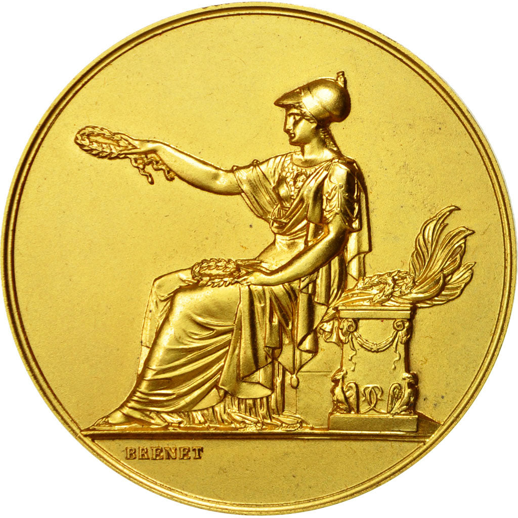 France, Médaille, Société Industrielle du Nord de la France, 1945, Brenet