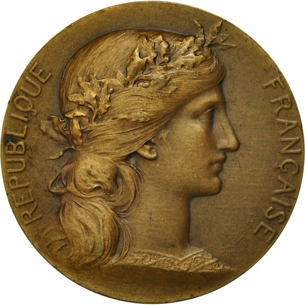 Frankreich, Medaille, Chambre de Commerce de Rouen, Dupuis.D, VZ, Bronze