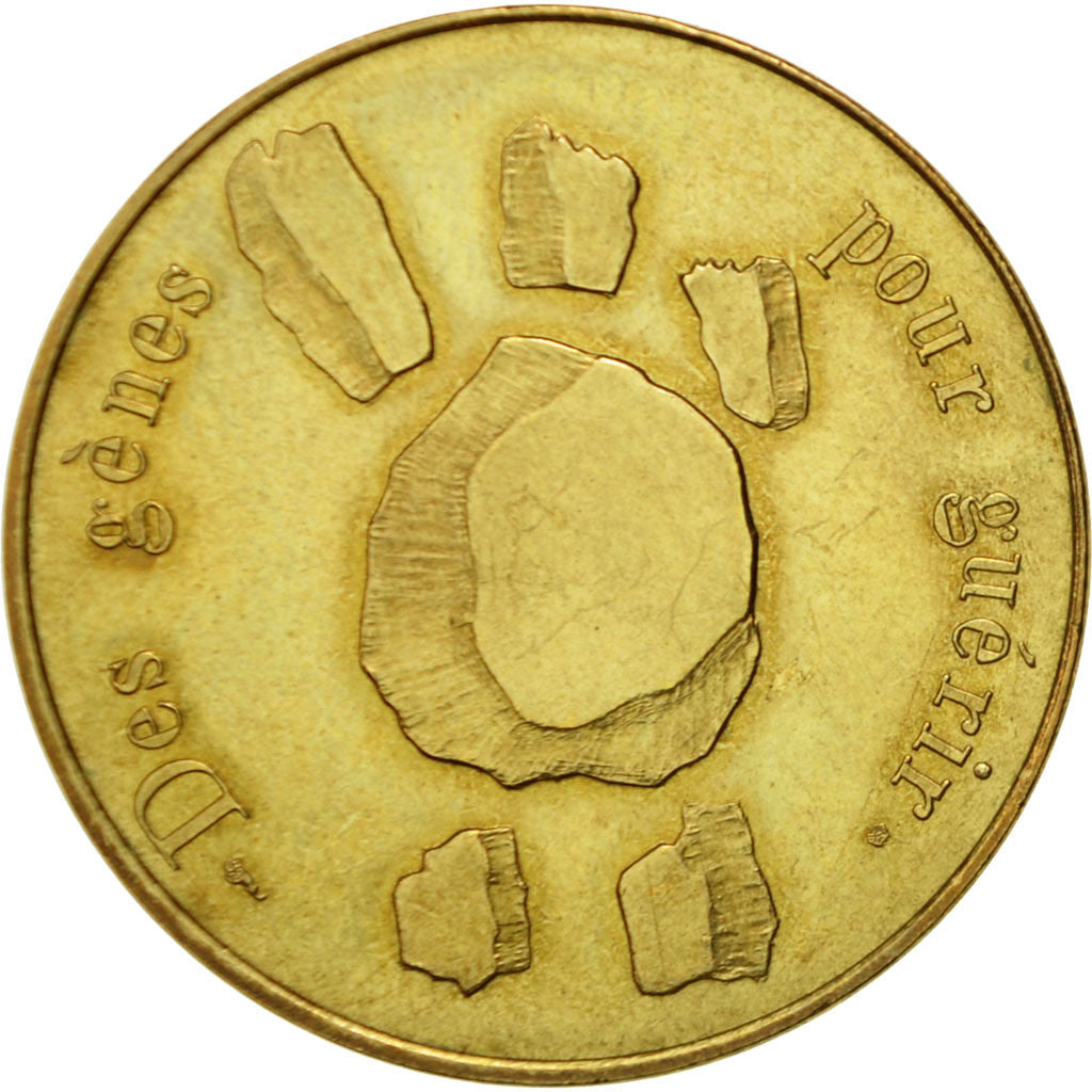 France, Medal, Téléthon, 1993, AU(55-58), Nickel-Aluminum-Bronze