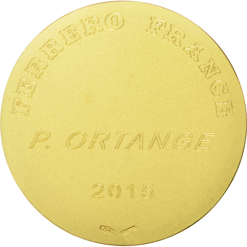 France, Medal, Société Ferrero France, Marianne Casquée, 2015, MS(65-70)
