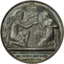 France, Medal, Mariage, Religion, 1862, Petit, MS(60-62), Silver