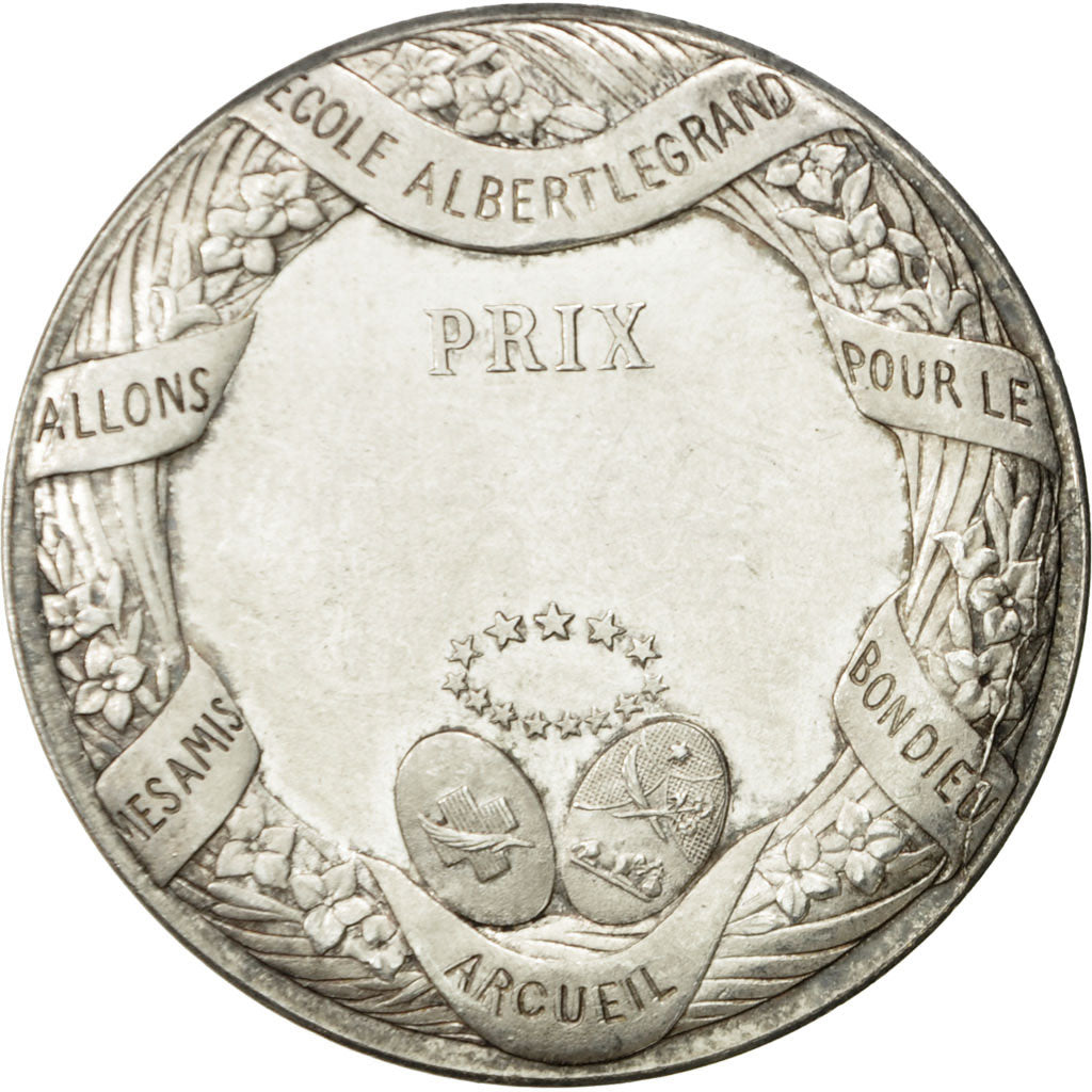 France, Medal, Henri Dominique Lacordaire, Ecole Legrand, Dupuis.D, AU(55-58)