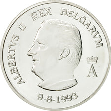 België, Medaille, Le Roi Albert II, 1993, UNC, Zilver