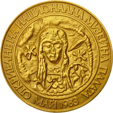 Bulgaria, Medal, Sceau Khan Tervel, Musée National, 1983, MS(60-62), Gilt