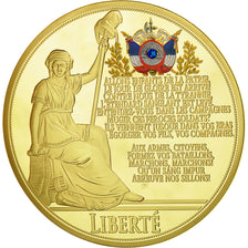 France, Medal, Marianne, La Marseillaise, MS(65-70), Copper Plated Silver