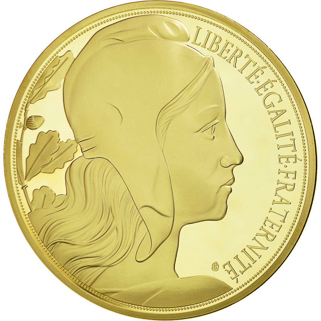 France, Medal, Marianne, Liberté Egalité Fraternité, MS(65-70), Copper Plated
