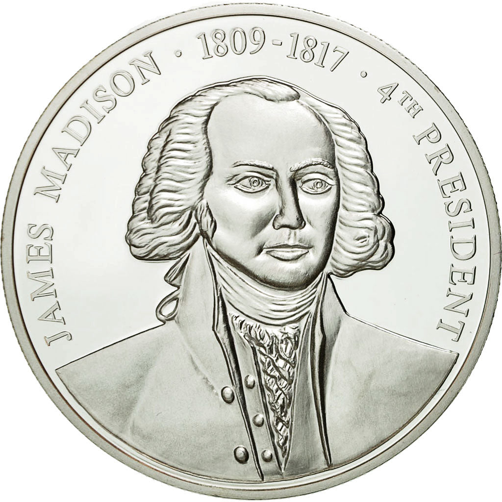 United States of America, Medal, Les Présidents des Etats-Unis, James Madison