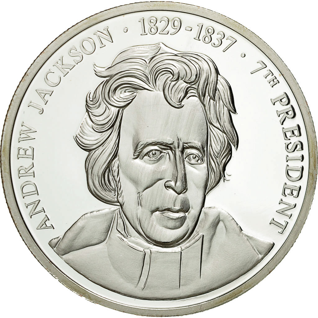 Estados Unidos de América, medalla, Les Présidents des Etats-Unis, A. Jackson