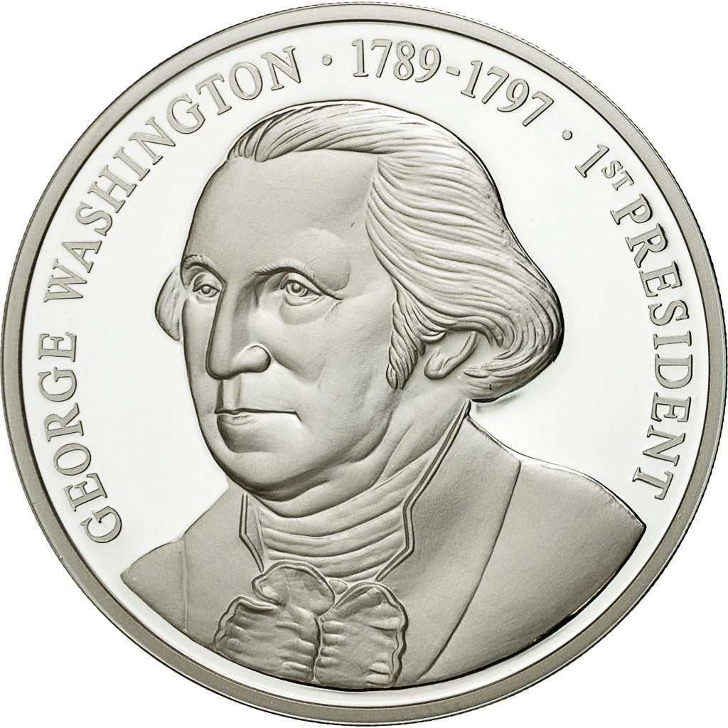 Stati Uniti d'America, medaglia, Les Présidents des Etats-Unis, G. Washington