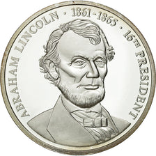 Stati Uniti d'America, medaglia, Les Présidents des Etats-Unis, A. Lincoln