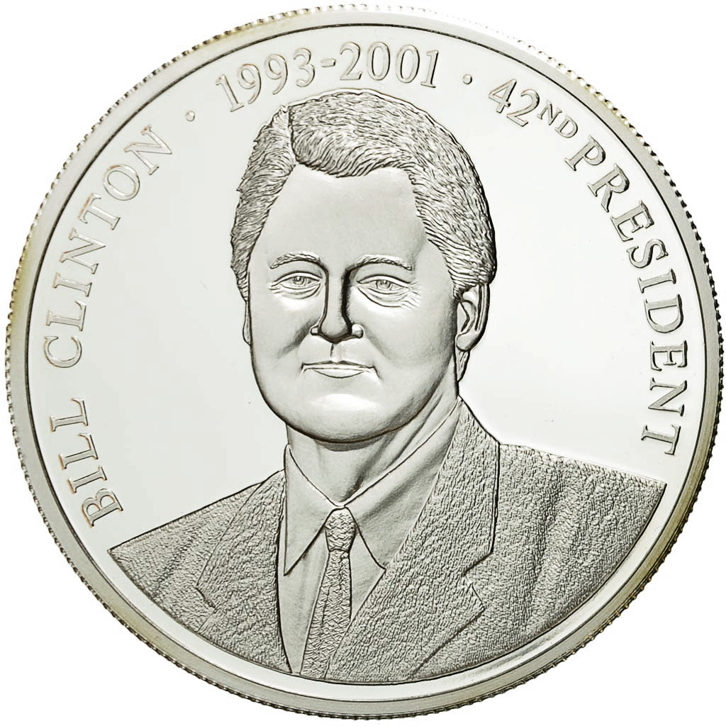 Stati Uniti d'America, medaglia, Les Présidents des Etats-Unis, Bill Clinton