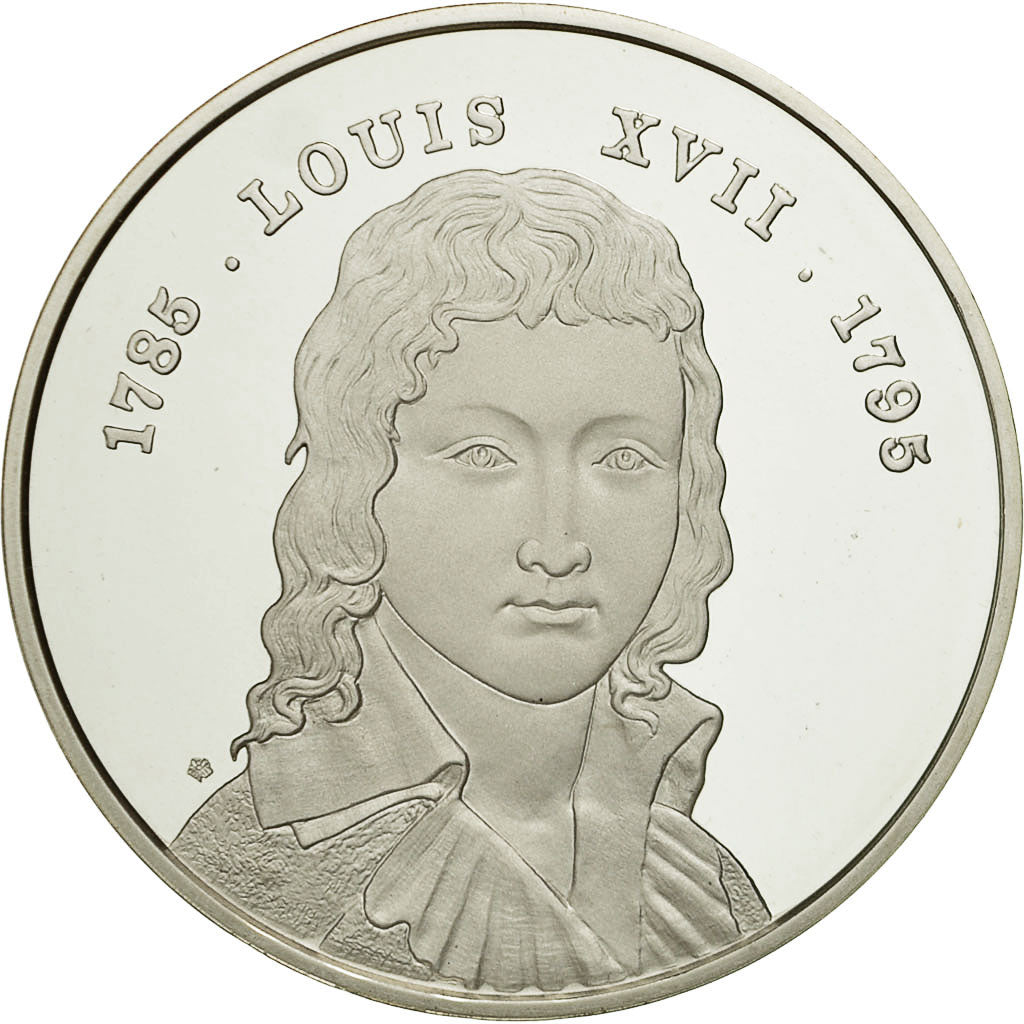 France, Medal, Révolution Française, Louis XVII, MS(65-70), Silver
