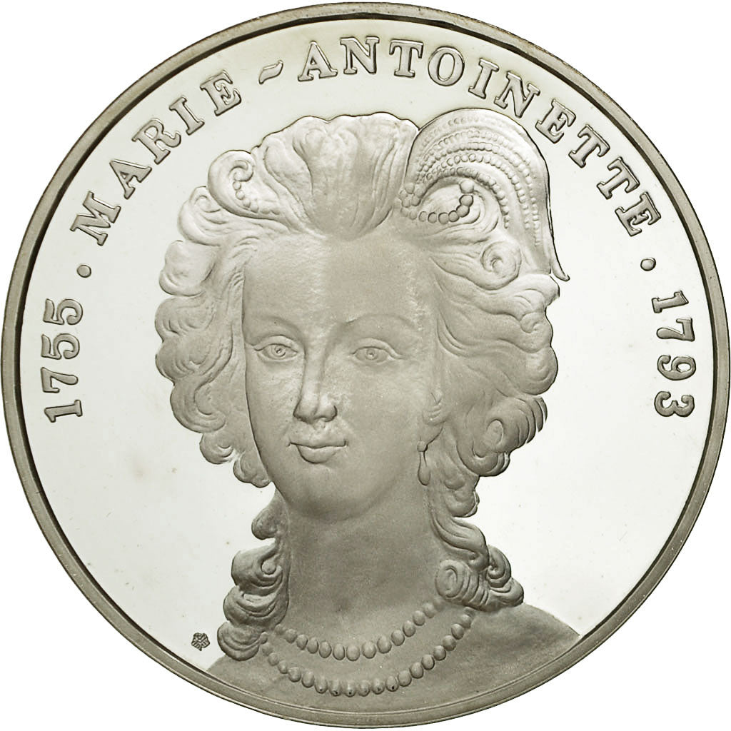 France, Médaille, Révolution Française, Marie-Antoinette, FDC, Argent