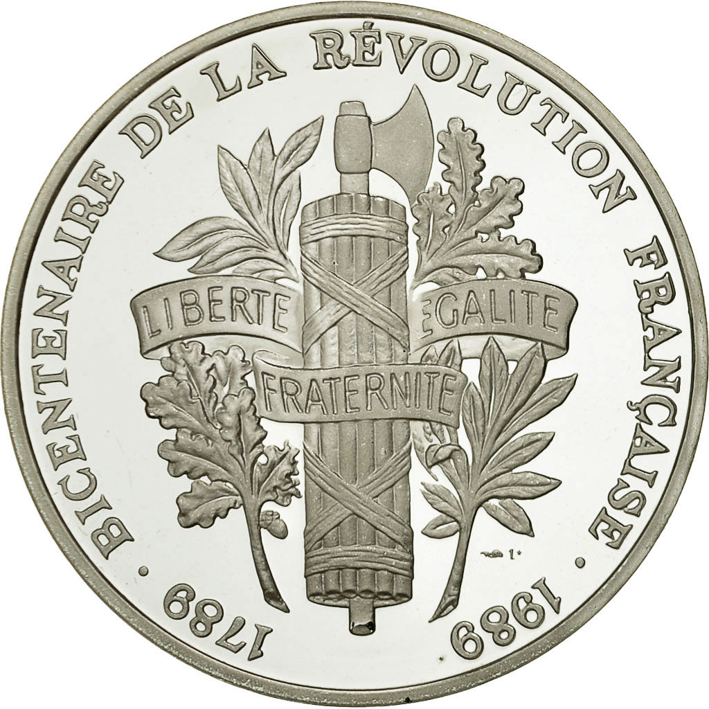 France, Médaille, Révolution Française, Marie-Antoinette, FDC, Argent