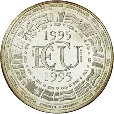 France, Medal, Ecu Europa, 1995, Jimenez, MS(65-70), Silver