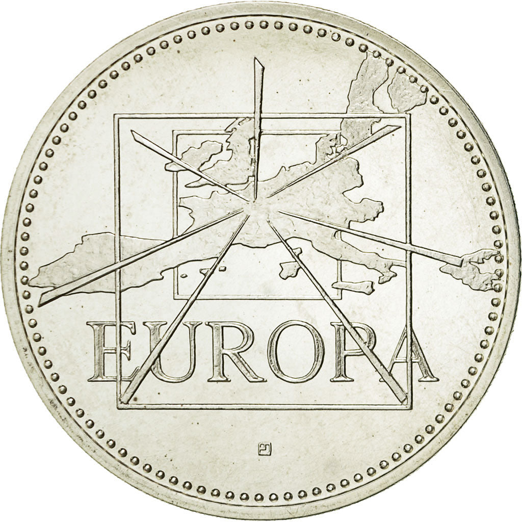 France, Medal, Ecu Europa, 1995, Jimenez, MS(65-70), Silver