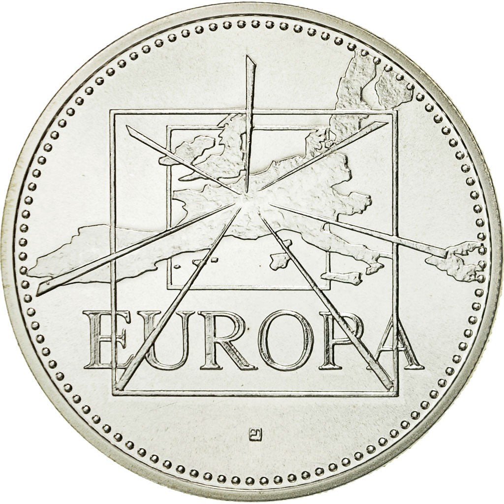 France, Medal, Ecu Europa, 1997, Jimenez, MS(65-70), Silver
