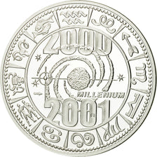 Francia, medaglia, Europa, 2000/2001, Millénium, -, Jimenez, FDC, Argento