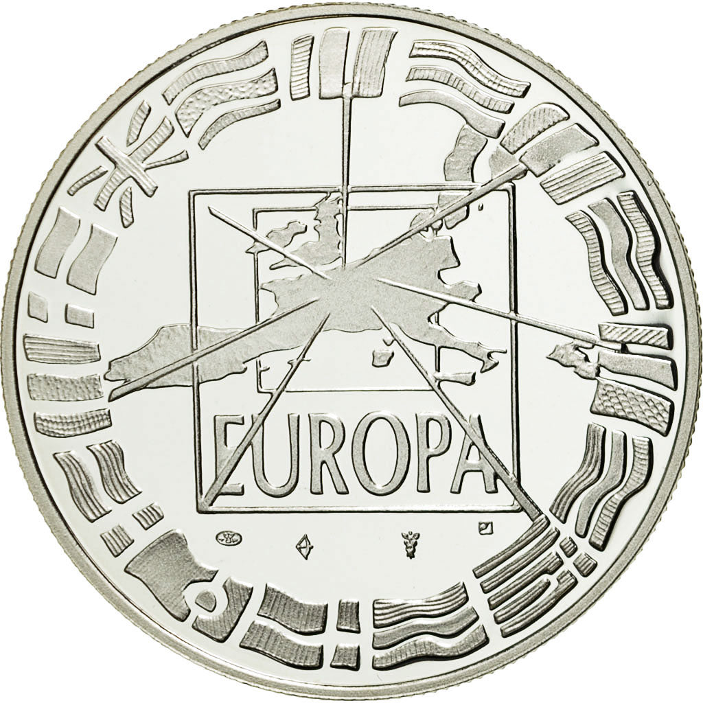 Francia, medaglia, Europa, 2000/2001, Millénium, -, Jimenez, FDC, Argento