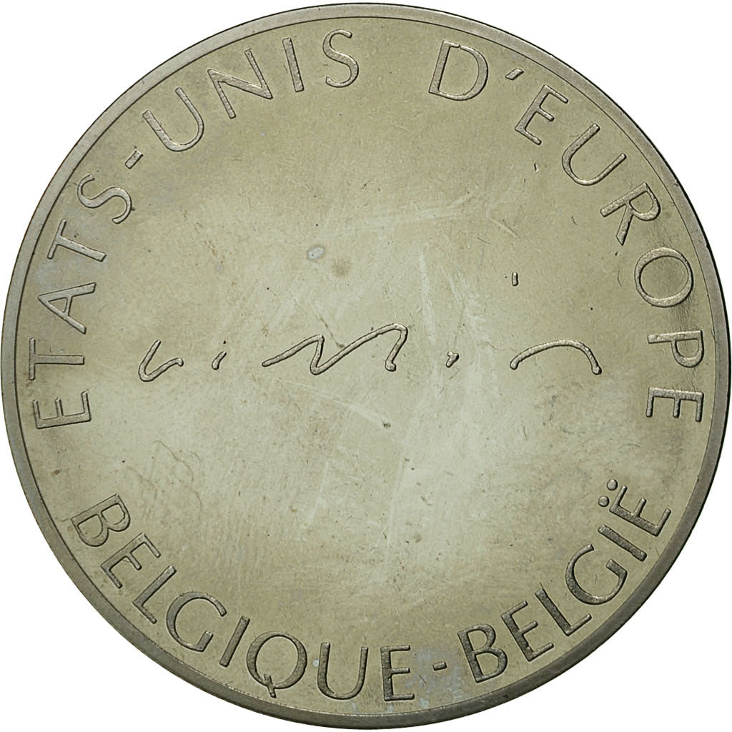 Belgique, Médaille, Etats-Unis d'Europe, FDC, Silvered bronze