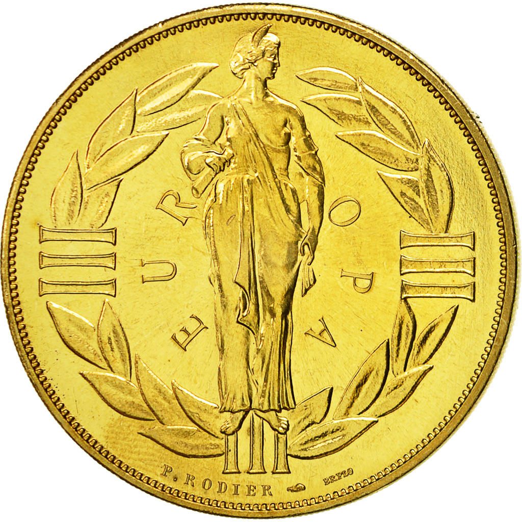 France, Médaille, Ecu Europa, 1979, Rodier, FDC, Bronze