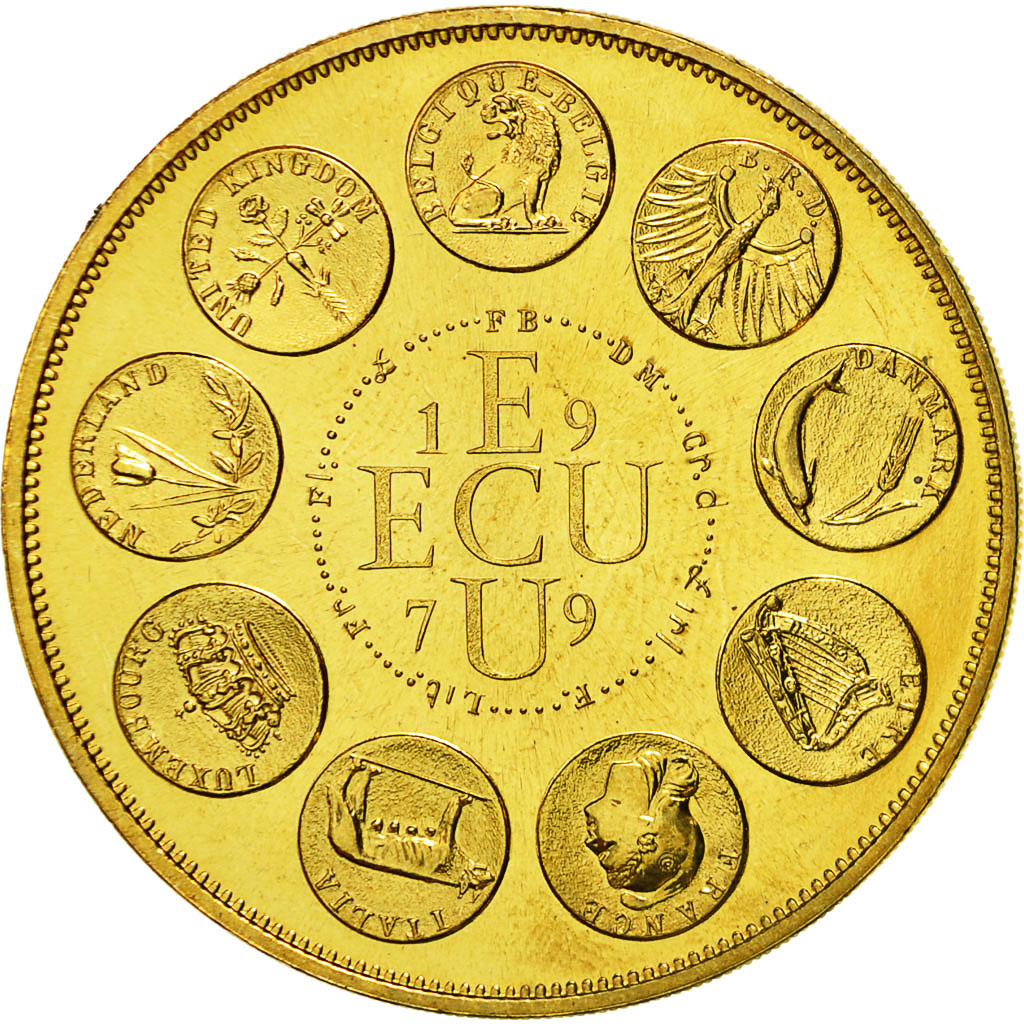 France, Médaille, Ecu Europa, 1979, Rodier, FDC, Bronze