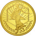 France, Médaille, L'Europe, La Semeuse, 2000, FDC, Gilt Bronze