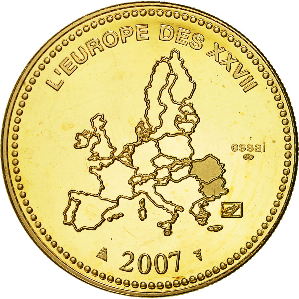 Frankrijk, Medaille, L'Europe des XXVII, La Slovénie entre dans l'Euro, 2007