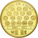 Frankrijk, Medaille, L'Europe des XXVII, 10 Ans de l'Euro, 2016, FDC, Gilt